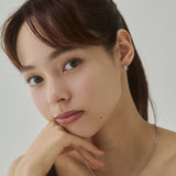 ciite' シーテ ピアス（両耳用） 【 金属アレルギー対応 】フラワービジューピアス サージカルステンレス（両耳用）