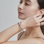 ciite' シーテ ブレスレット 【 金属アレルギー対応 】 クロスバングル サージカルステンレス