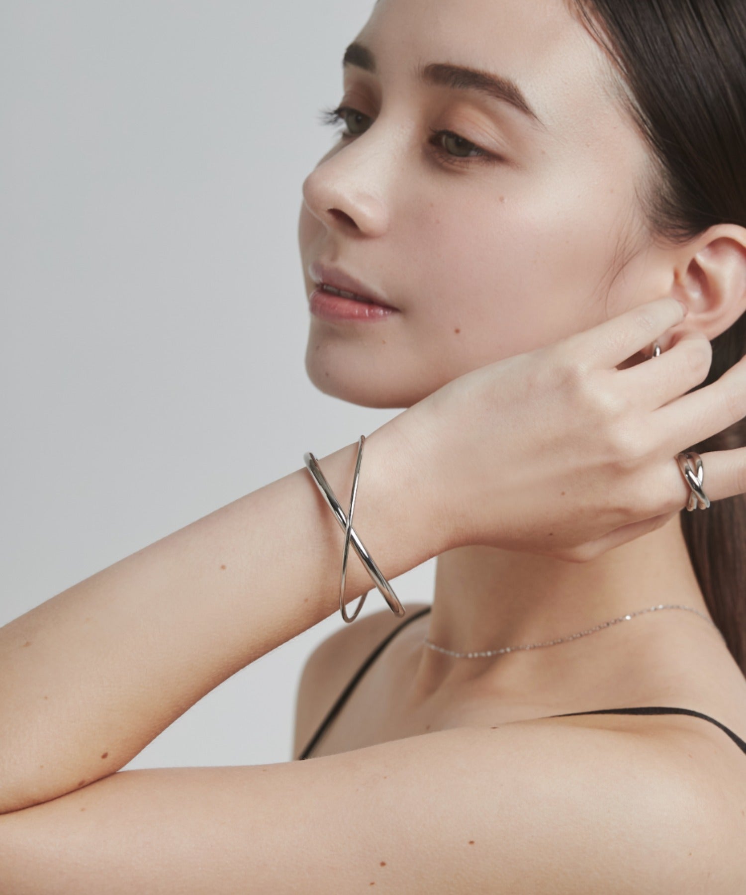 ciite' シーテ ブレスレット 【 金属アレルギー対応 】 クロスバングル サージカルステンレス