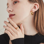 ciite' シーテ リング 【 金属アレルギー対応 】 2連リング サージカルステンレス