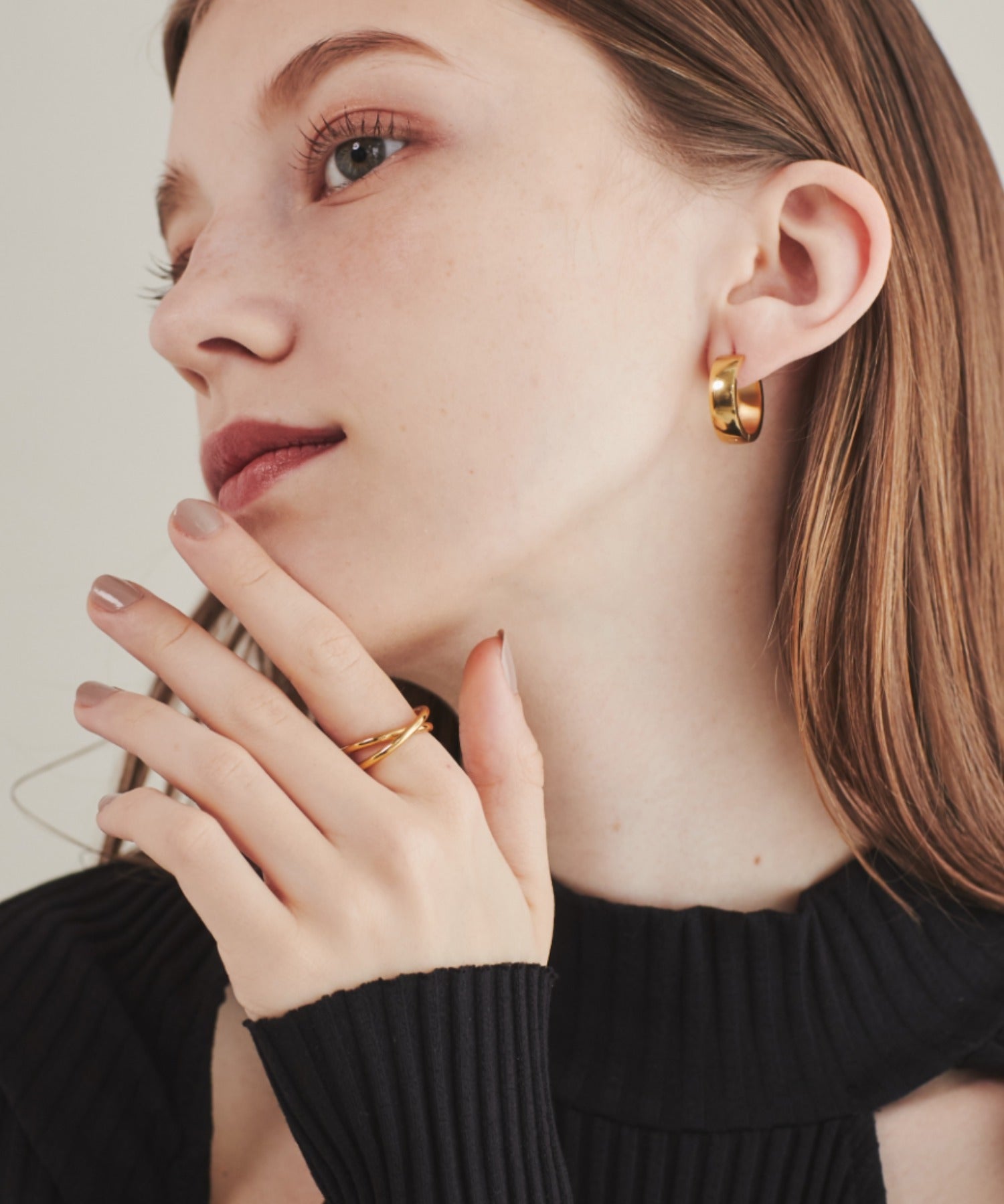 ciite' シーテ リング 【 金属アレルギー対応 】 2連リング サージカルステンレス