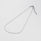 ciite' シーテ ネックレス 【 金属アレルギー対応 】 グリッターチェーンネックレス サージカルステンレス 幅1mm