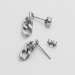 ciite' シーテ ピアス（両耳用） 【 金属アレルギー対応 】 チェーンモチーフピアス サージカルステンレス (両耳用)