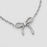 ciite' シーテ ブレスレット 【 金属アレルギー対応 】 シンプルリボン ブレスレット サージカルステンレス