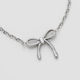 ciite' シーテ ブレスレット 【 金属アレルギー対応 】 シンプルリボン ブレスレット サージカルステンレス