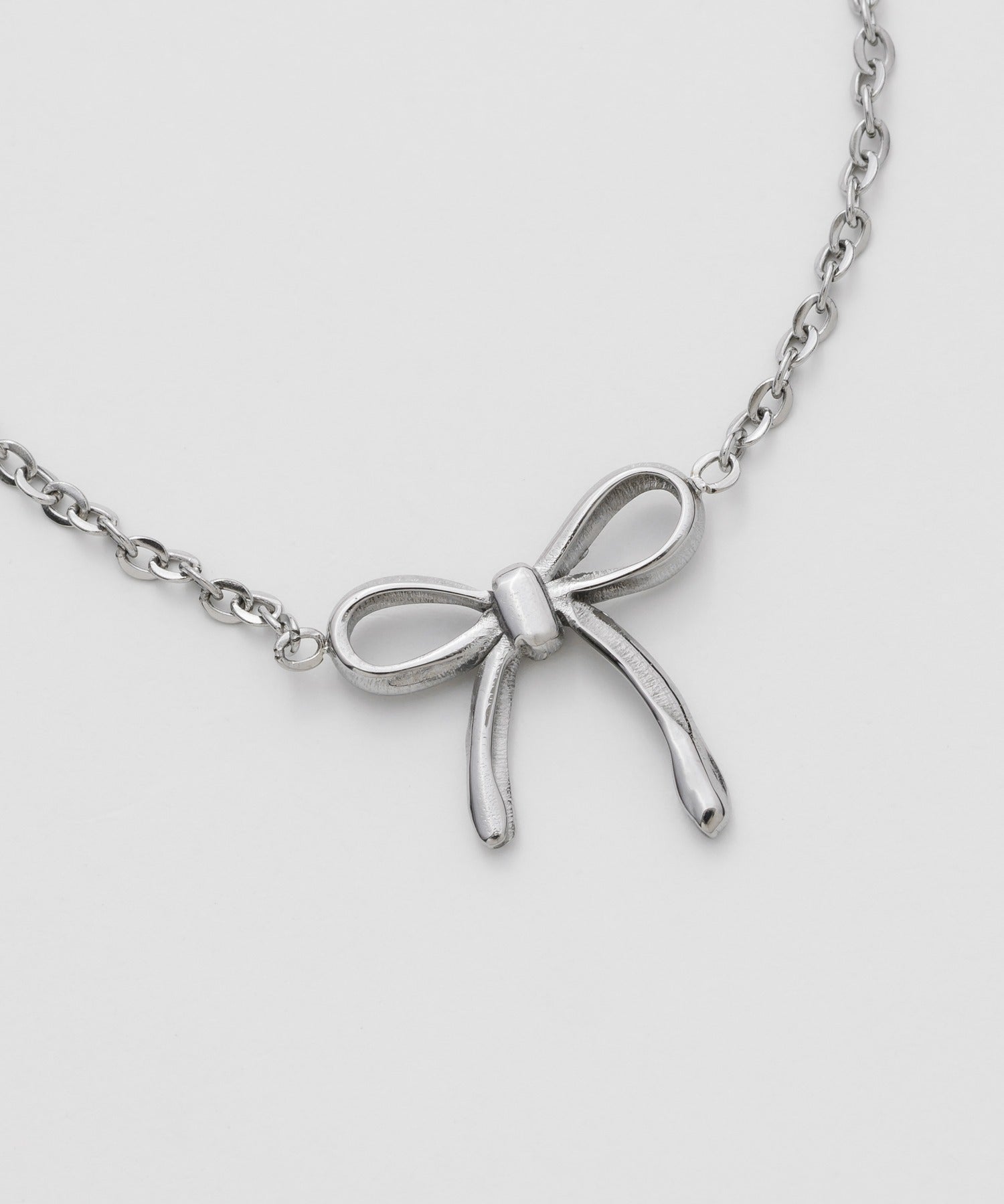 ciite' シーテ ブレスレット 【 金属アレルギー対応 】 シンプルリボン ブレスレット サージカルステンレス