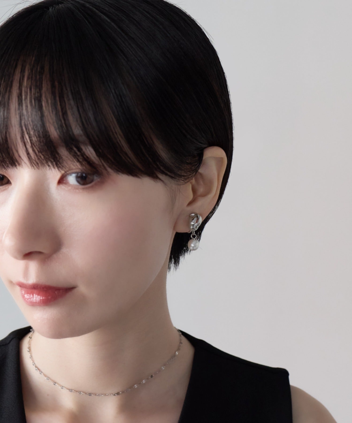 ciite' シーテ イヤリング シリコン付 デザインパール イヤリング