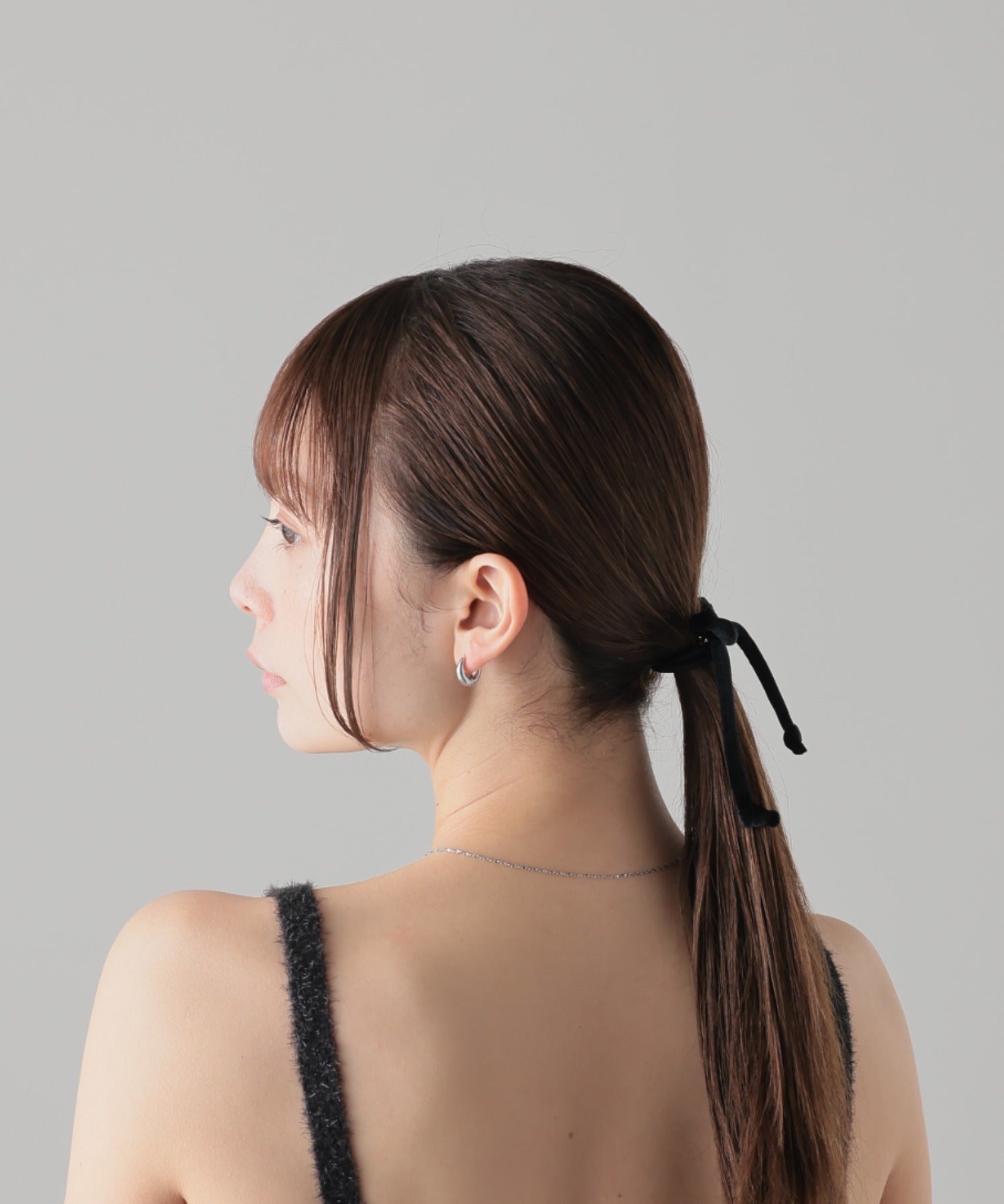 ciite' シーテ ヘアゴム ベルベット風リボン ヘアゴム