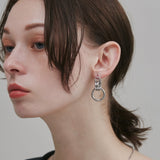 ciite' シーテ ピアス（両耳用） 【 金属アレルギー対応 】 モチーフサークルピアス サージカルステンレス (両耳用)