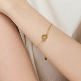 ciite' シーテ ブレスレット 【 金属アレルギー対応 】 ノットブレスレット サージカルステンレス