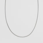 ciite' シーテ ネックレス 【 金属アレルギー対応 】 1mm シンプルスネークネックレス サージカルステンレス