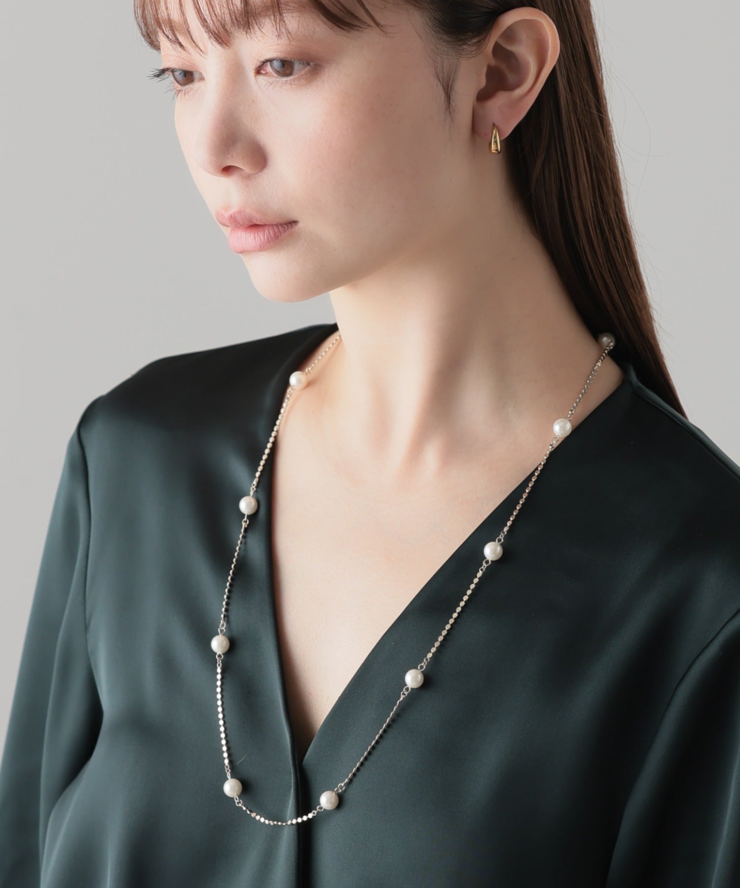 ciite' シーテ ネックレス デザインパール ロングネックレス