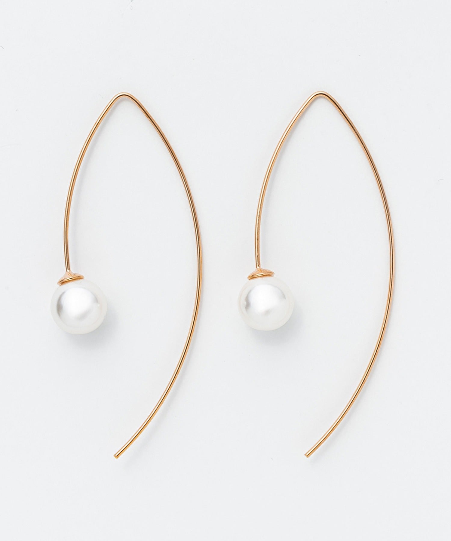 ciite' シーテ ピアス（両耳用） パールフックピアス (両耳用)