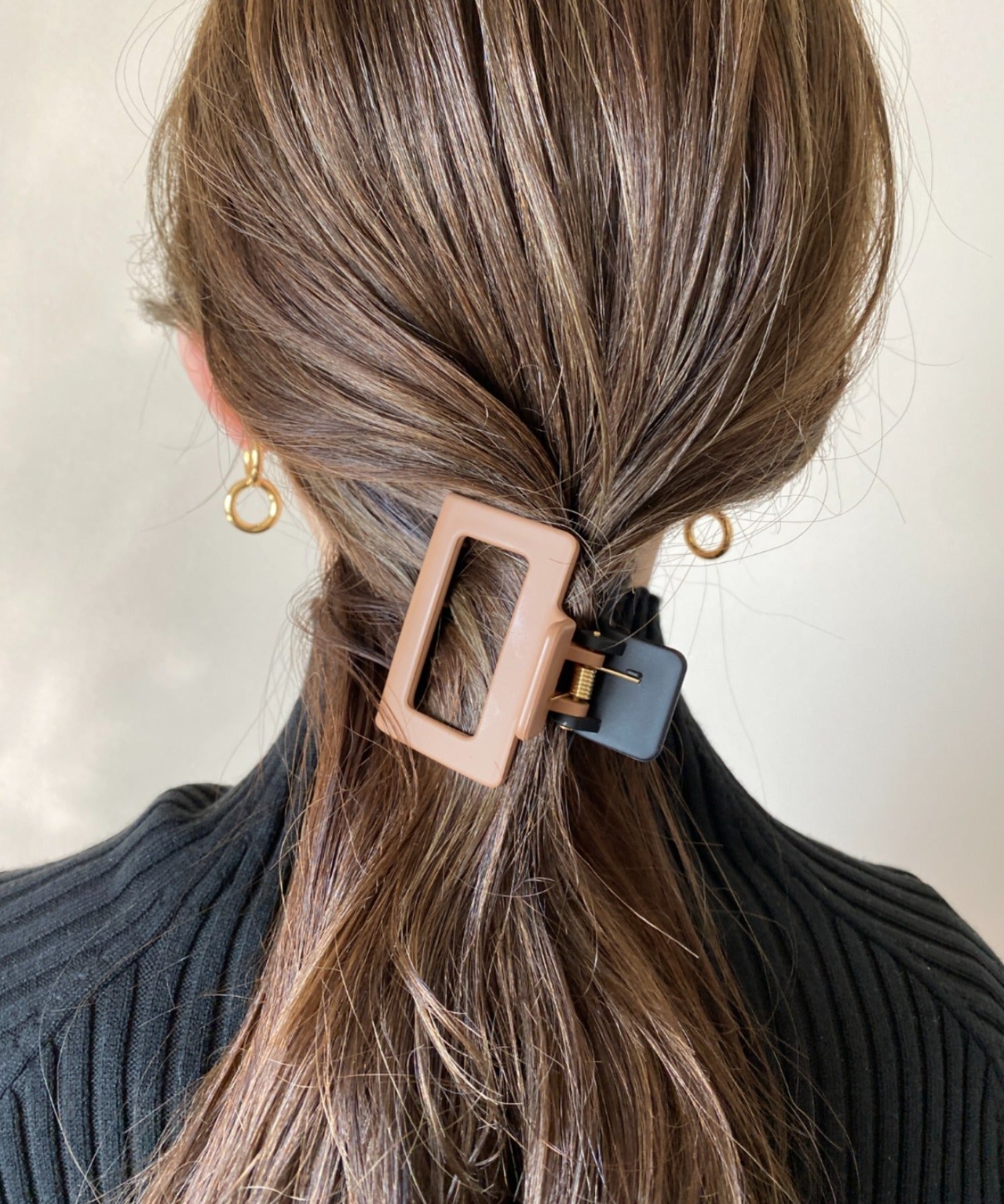 ciite' シーテ バレッタ/ヘアクリップ バイカラーコンパクトヘアクリップ