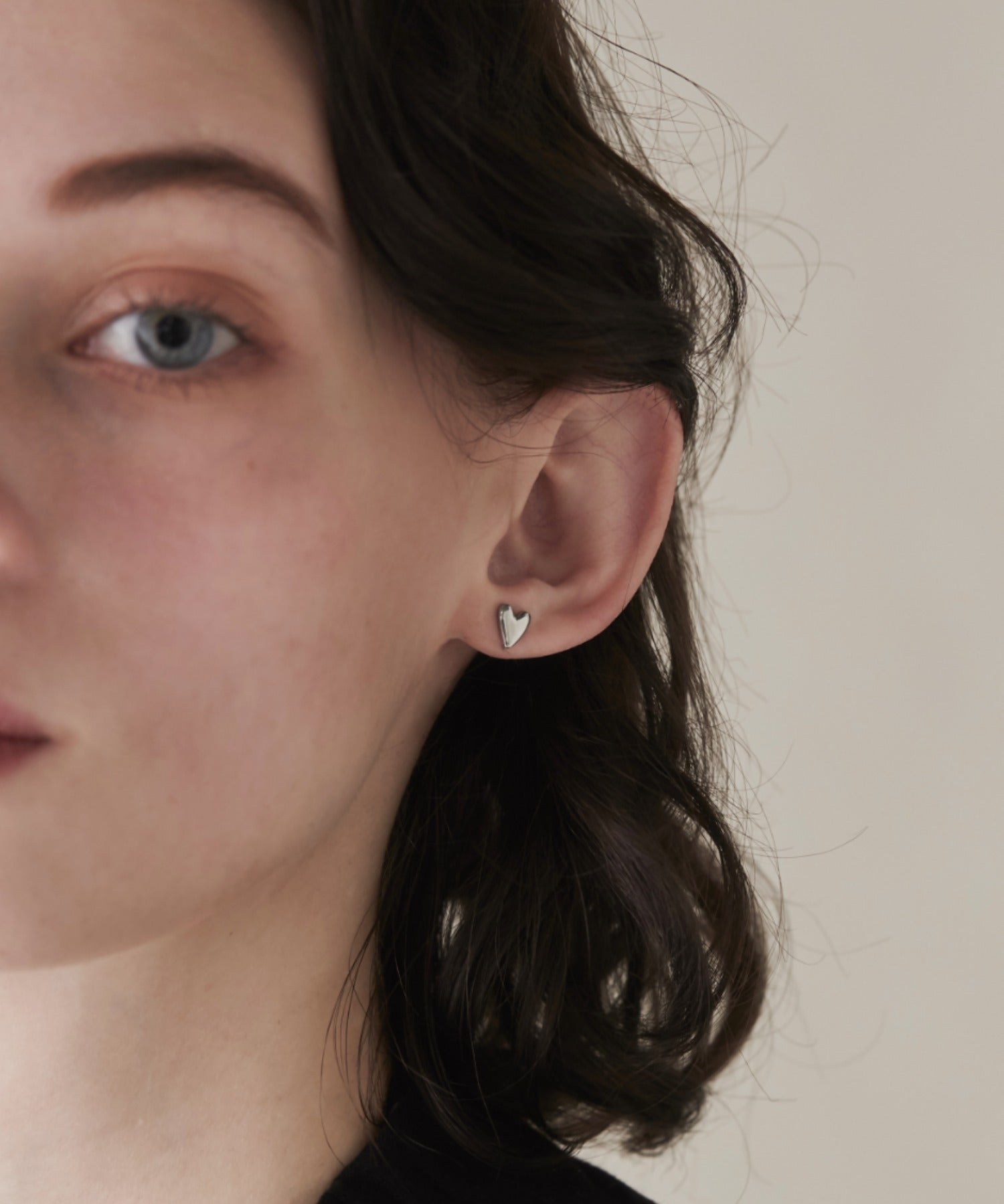 ciite' シーテ ピアス（両耳用） 【 金属アレルギー対応 】 ミニハートピアス サージカルステンレス (両耳用)