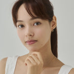 ciite' シーテ ピアス（両耳用） ニュアンス ミニフープピアス（両耳用）