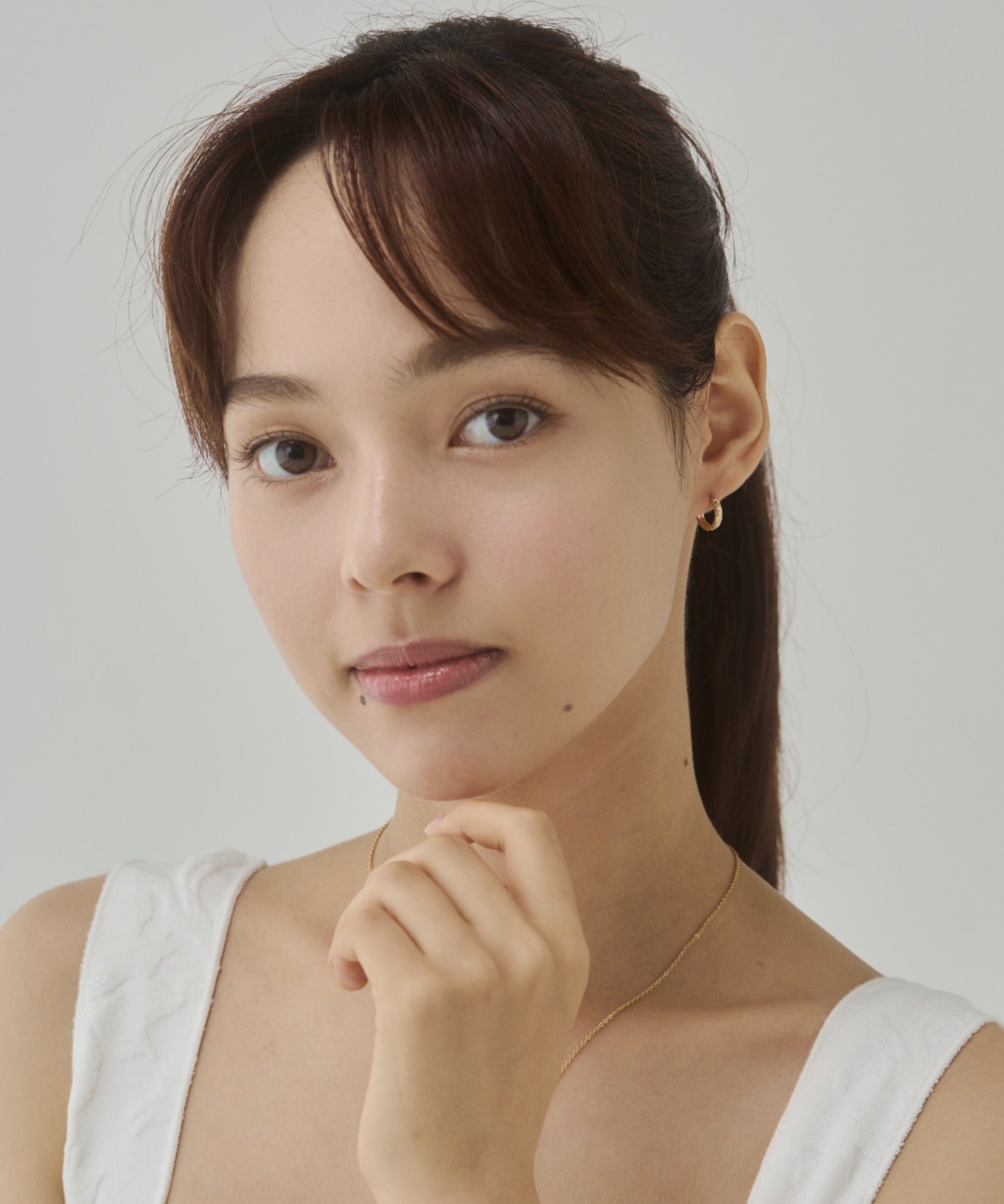 ciite' シーテ ピアス（両耳用） ニュアンス ミニフープピアス（両耳用）