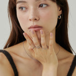 ciite' シーテ リング 【 金属アレルギー対応 】シンプルリング 4個セット サージカルステンレス