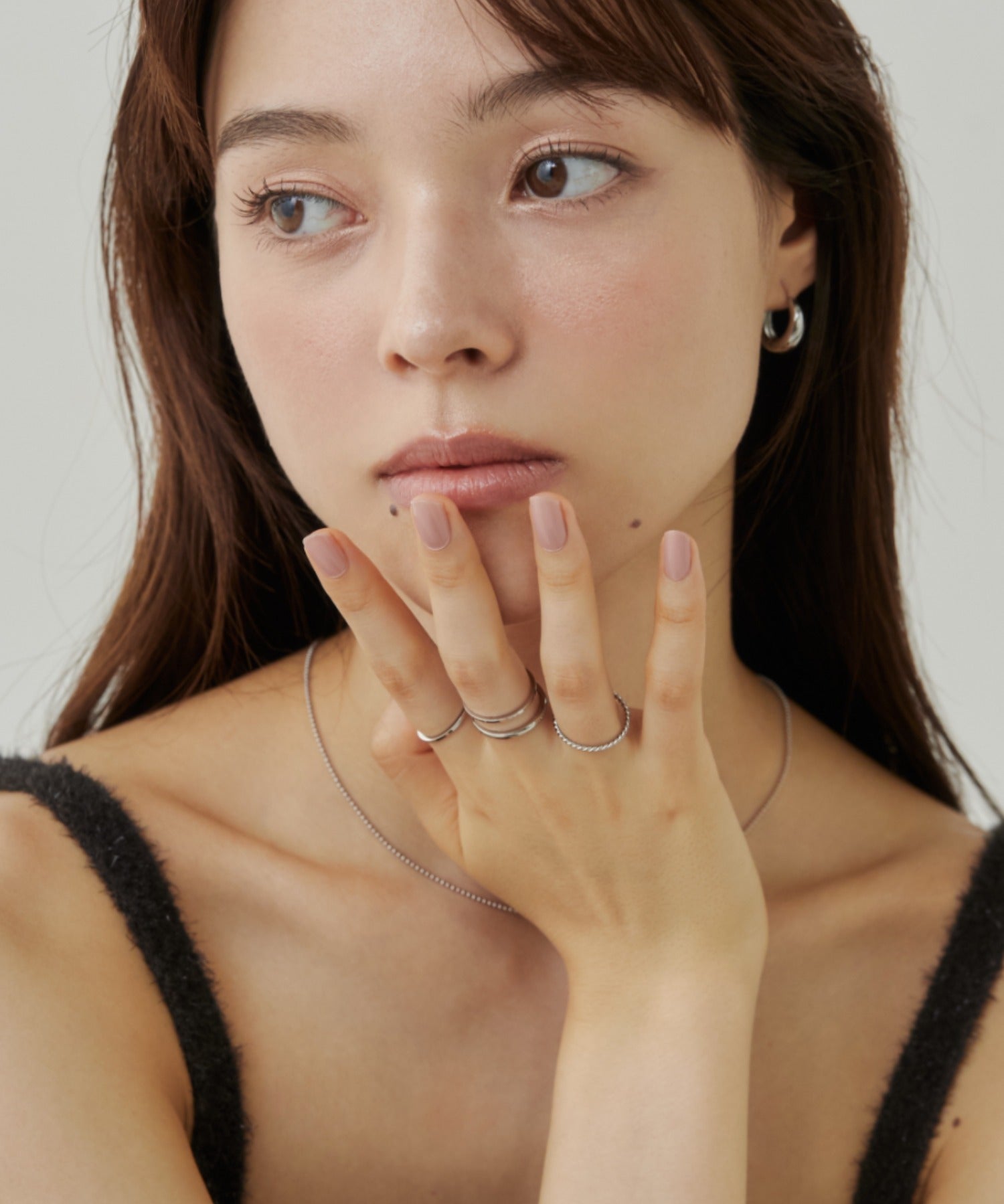 ciite' シーテ リング 【 金属アレルギー対応 】シンプルリング 4個セット サージカルステンレス