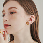 ciite' シーテ ピアス（両耳用） 【 金属アレルギー対応 】 ハートモチーフピアス サージカルステンレス (両耳用)