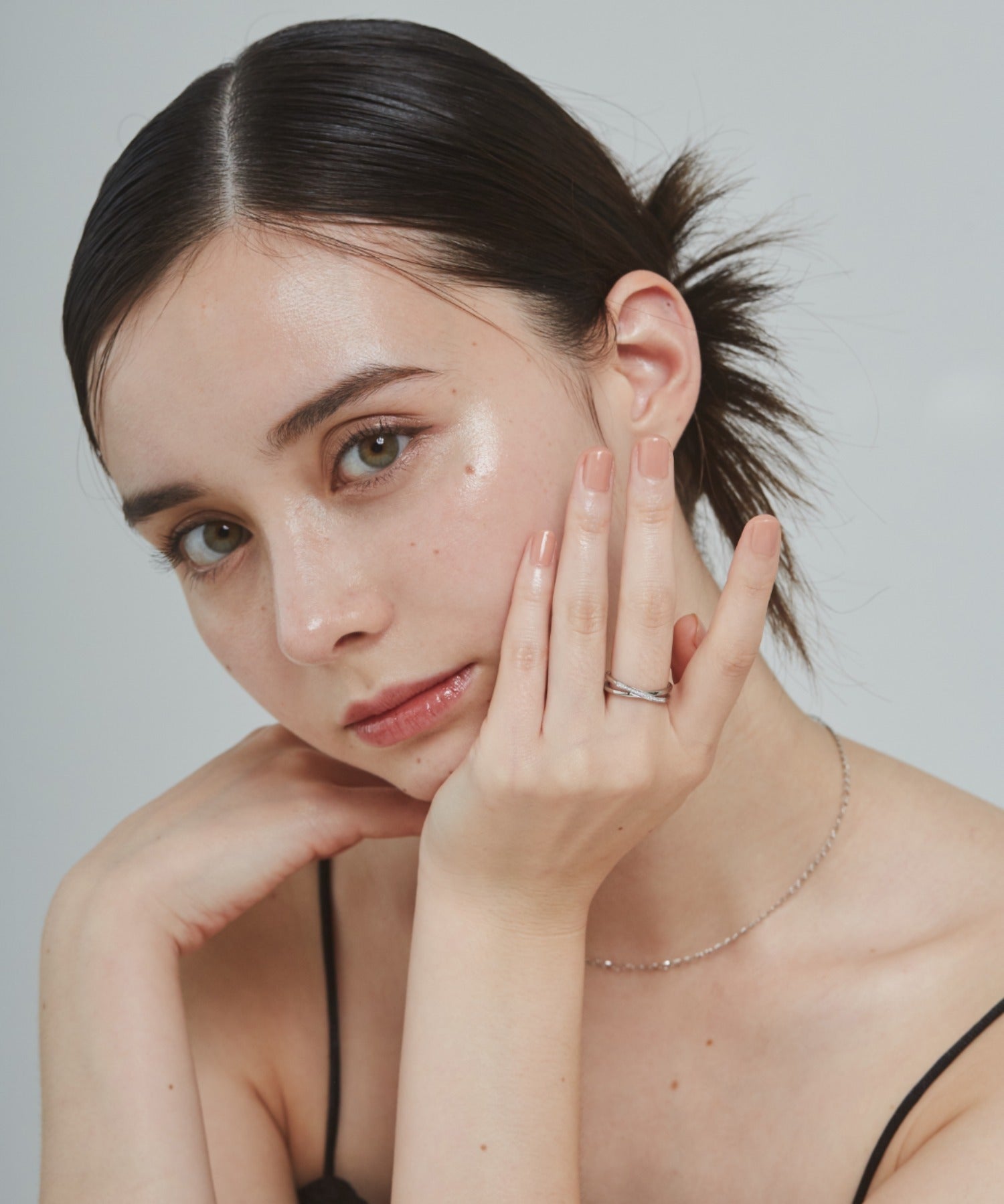 ciite' シーテ リング 【 金属アレルギー対応 】 ビジュークロスリング サージカルステンレス