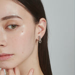 ciite' シーテ イヤリング 【 金属アレルギー対応 】 チェーンモチーフ イヤリング サージカルステンレス (両耳用)