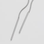 ciite' シーテ ピアス（両耳用） 【 金属アレルギー対応 】 ノットチェーンピアス サージカルステンレス (両耳用)