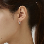 ciite' シーテ ピアス（両耳用） 【 金属アレルギー対応 】ツイスト ミニフープピアス サージカルステンレス（両耳用）