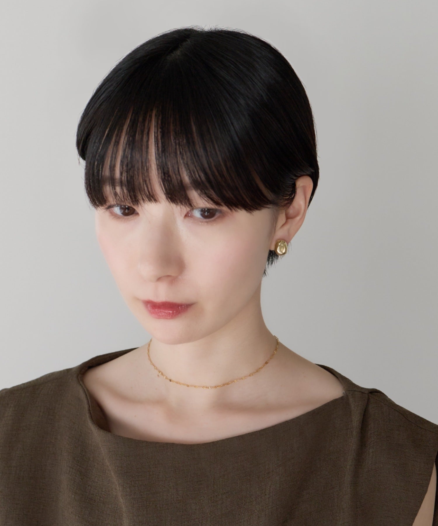 ciite' シーテ イヤリング シリコン付 メタルデザイン イヤリング