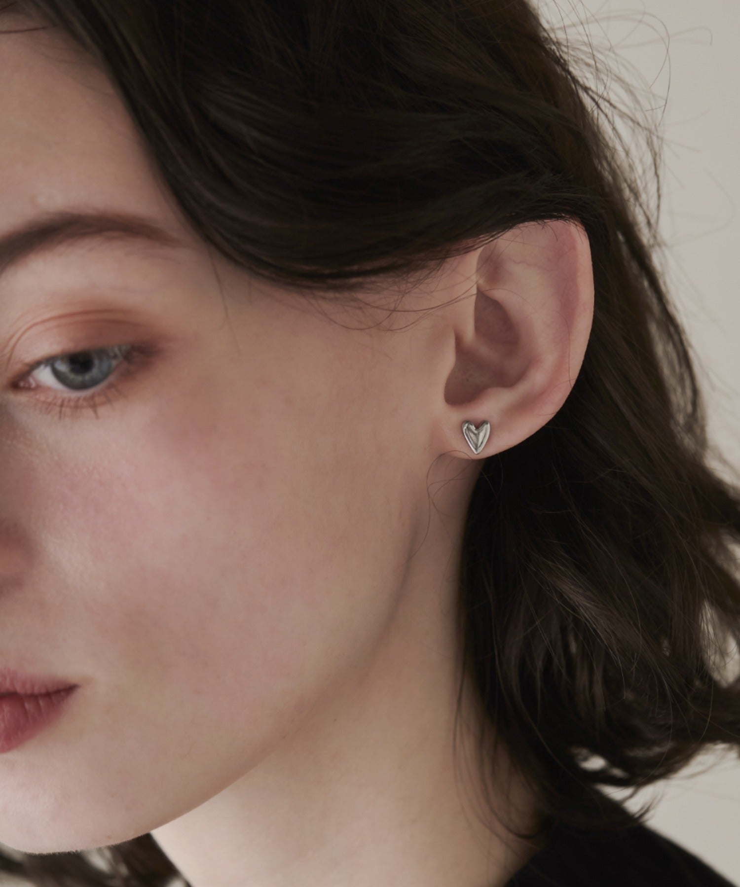 ciite' シーテ ピアス（両耳用） 【 金属アレルギー対応 】 ミニハートピアス サージカルステンレス (両耳用)