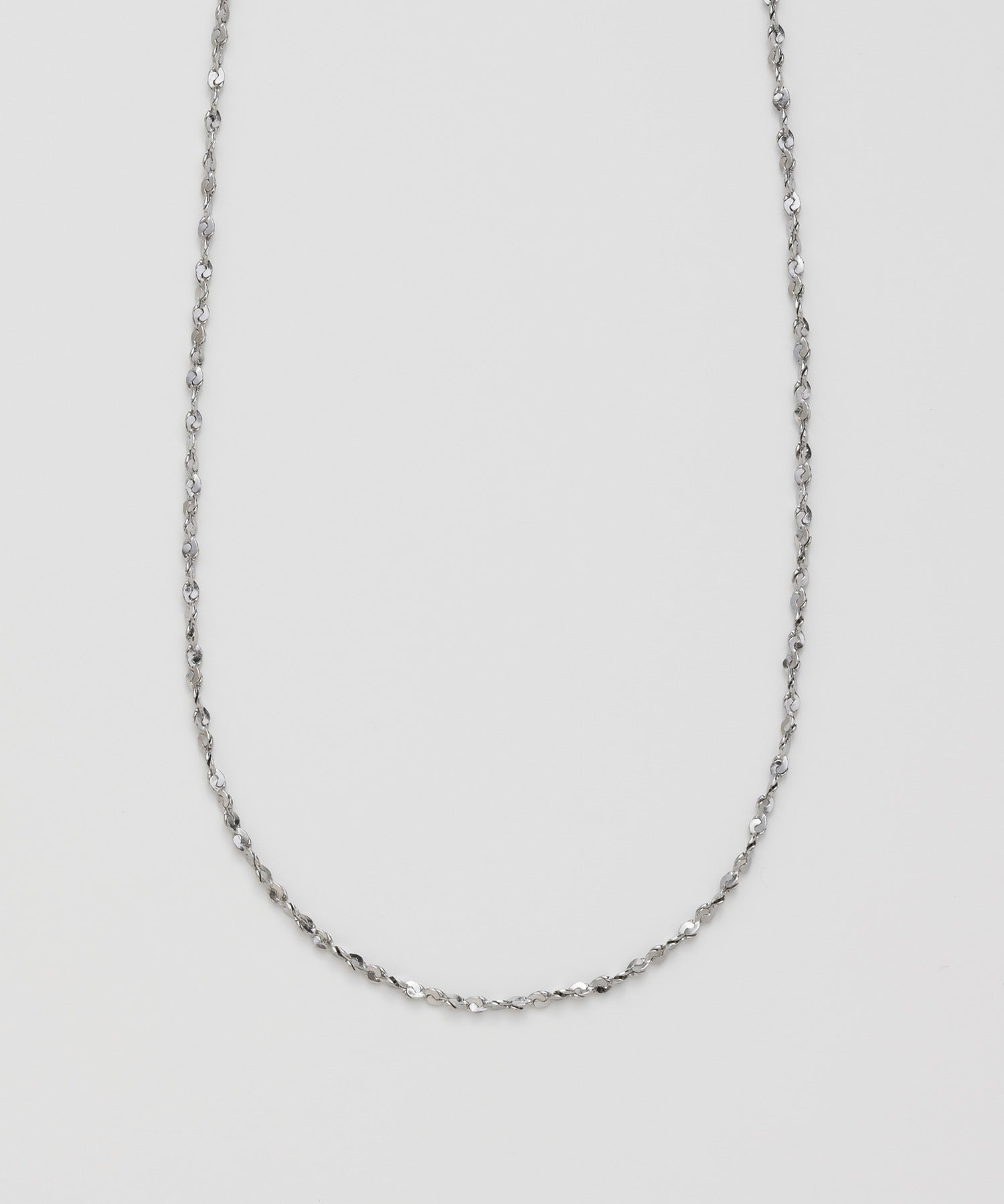 ciite' シーテ ネックレス 【 金属アレルギー対応 】 グリッターチェーンネックレス サージカルステンレス 幅1mm