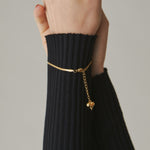 ciite' シーテ ブレスレット 【 金属アレルギー対応 】 シンプルスネークチェーンブレスレット サージカルステンレス