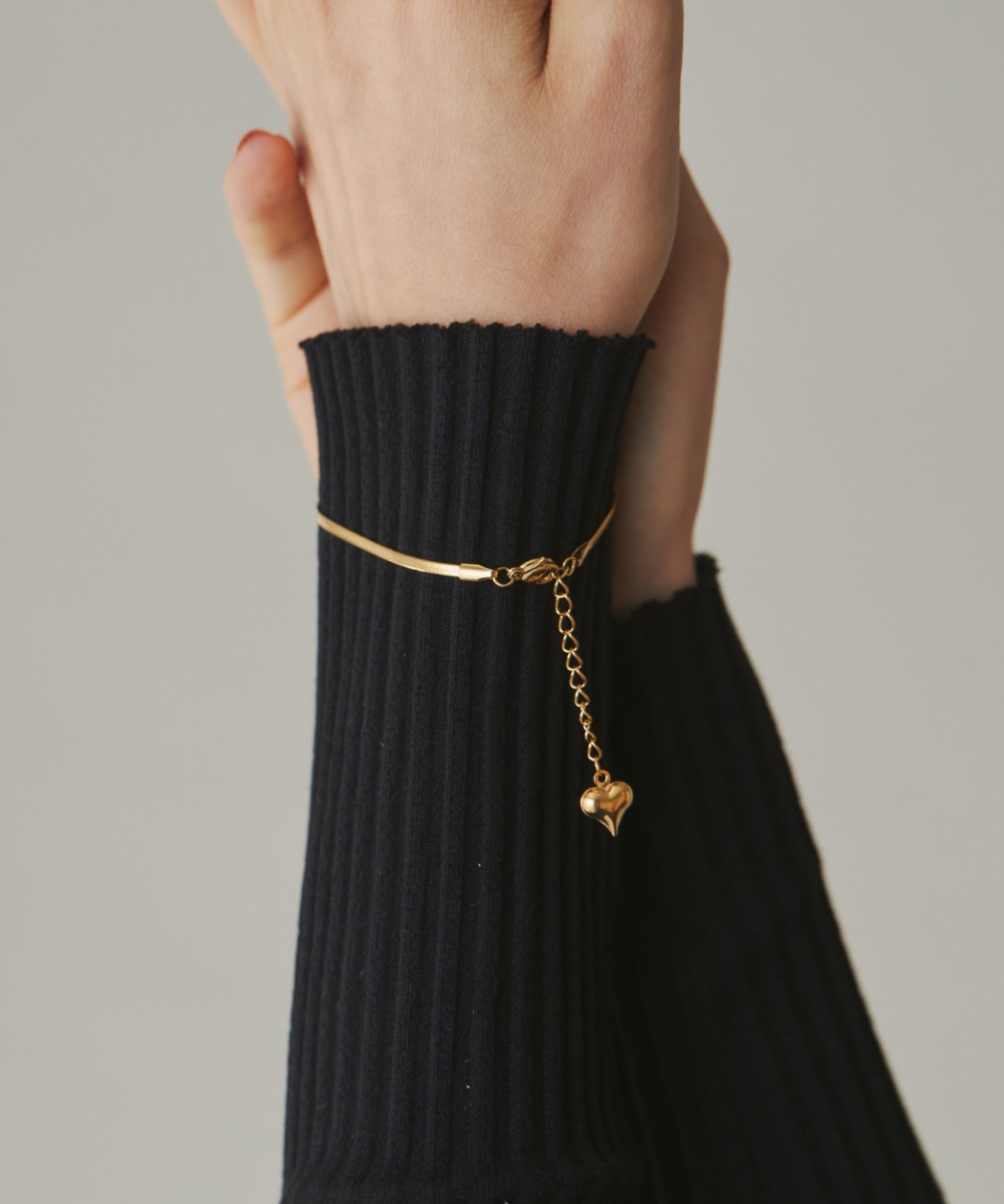 ciite' シーテ ブレスレット 【 金属アレルギー対応 】 シンプルスネークチェーンブレスレット サージカルステンレス