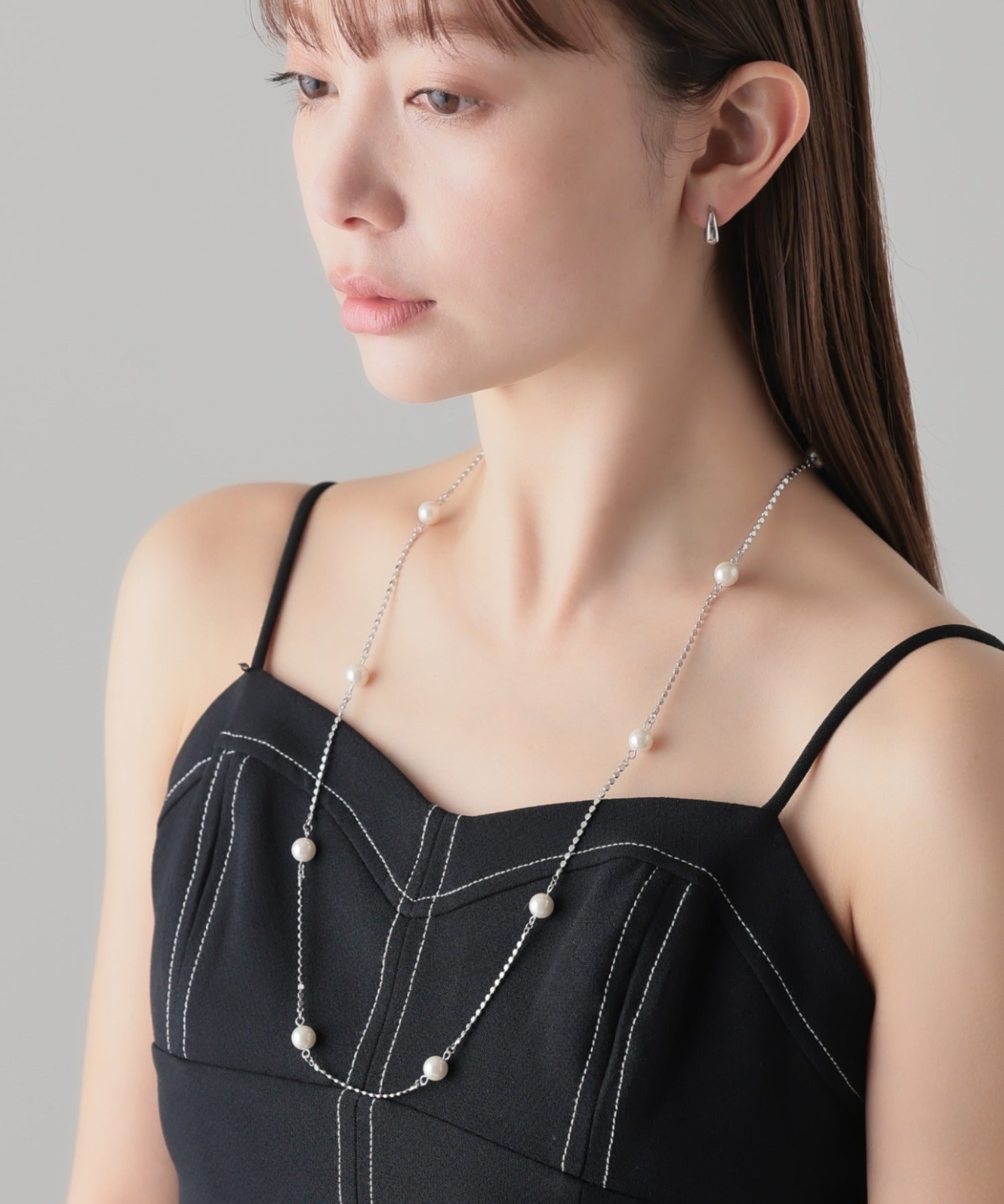 ciite' シーテ ネックレス デザインパール ロングネックレス