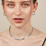 ciite' シーテ ネックレス 【 金属アレルギー対応 】 4mm スネークチェーンネックレス サージカルステンレス