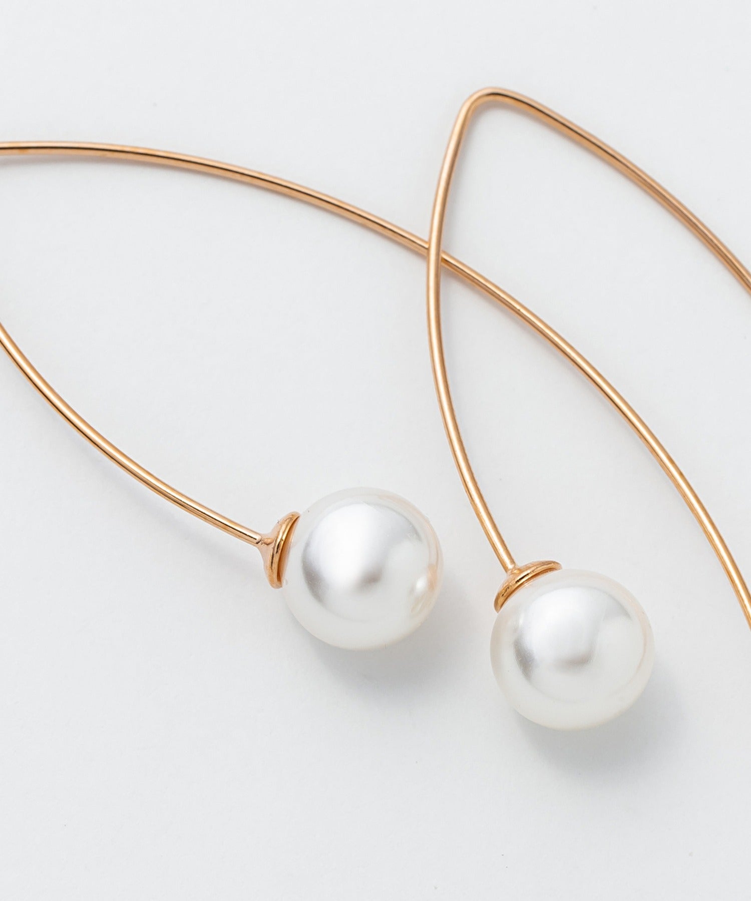 ciite' シーテ ピアス（両耳用） パールフックピアス (両耳用)