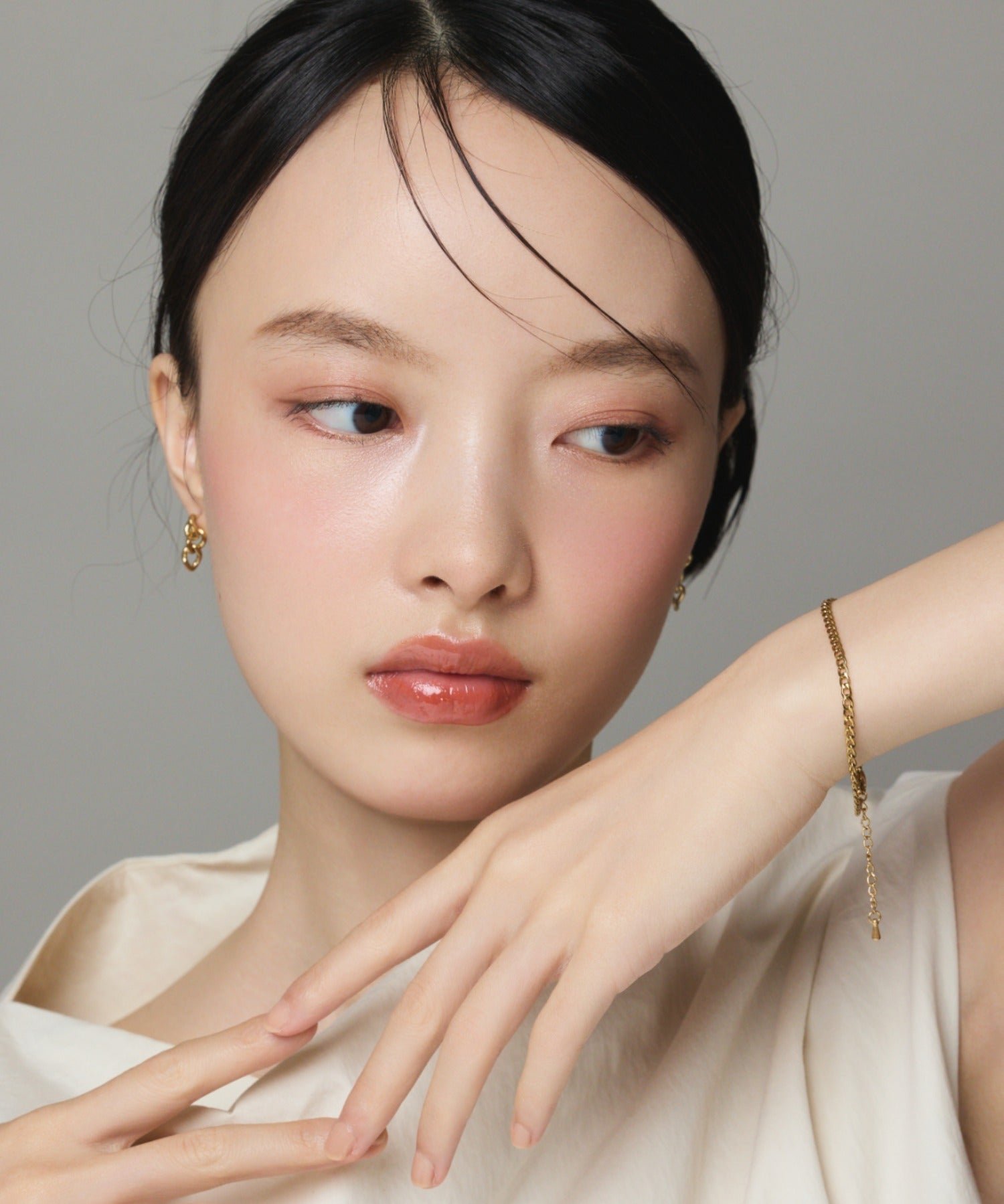 ciite' シーテ ピアス（両耳用） 【 金属アレルギー対応 】 チェーンモチーフピアス サージカルステンレス (両耳用)