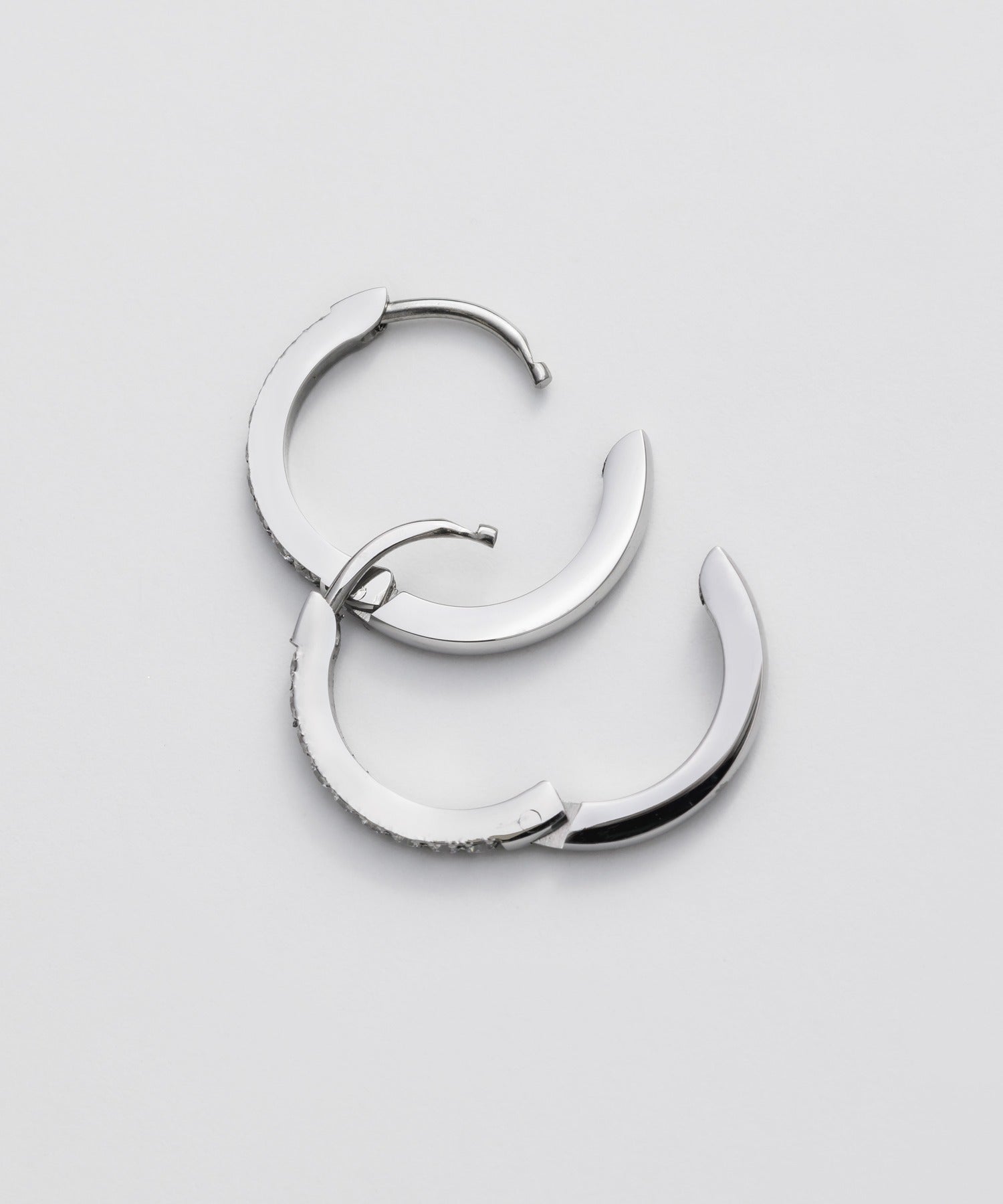 ciite' シーテ ピアス（両耳用） 【 金属アレルギー対応 】 ビジューフープピアス サージカルステンレス (両耳用)