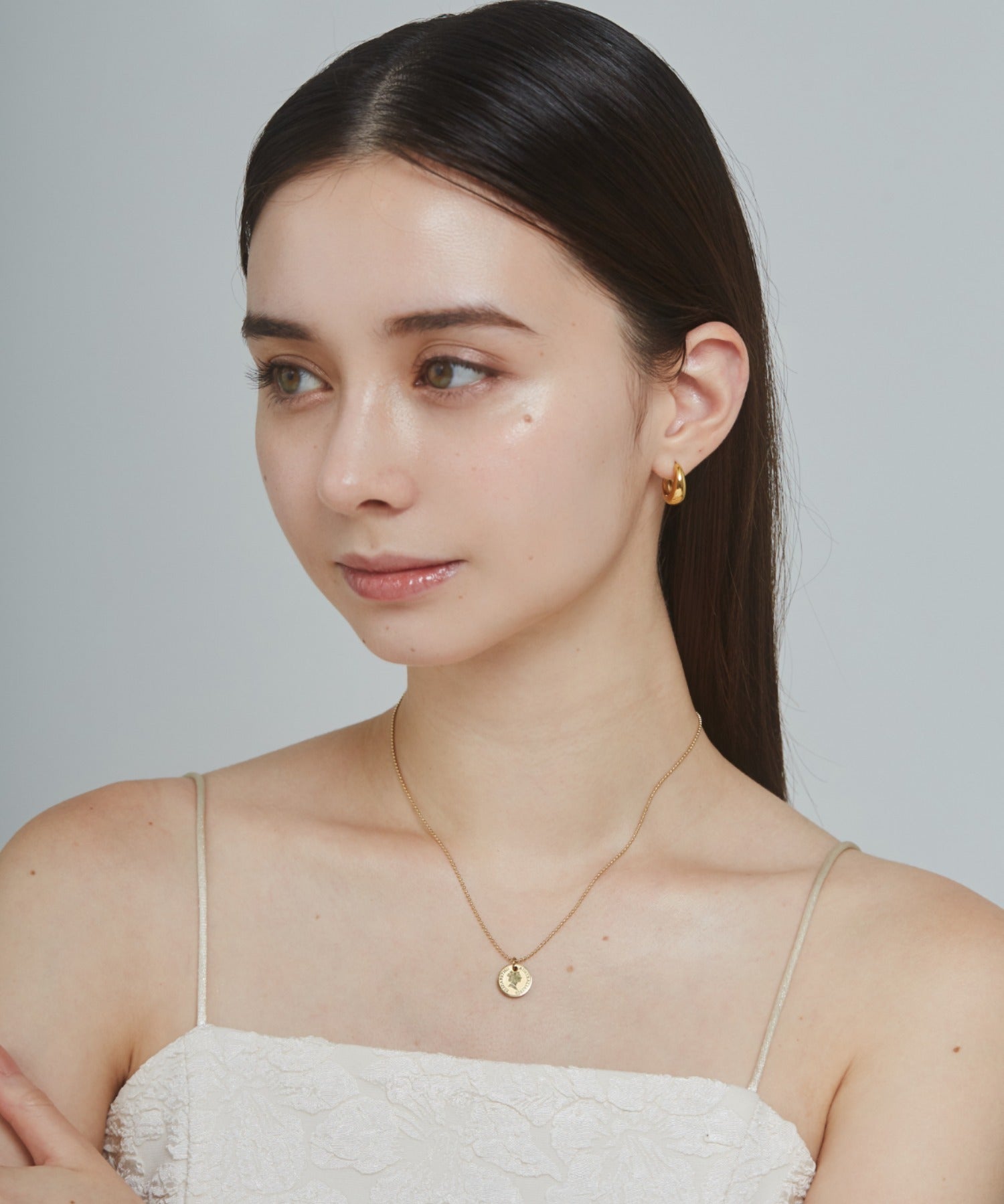 ciite' シーテ ネックレス 【 金属アレルギー対応 】 エリザベスコインネックレス サージカルステンレス