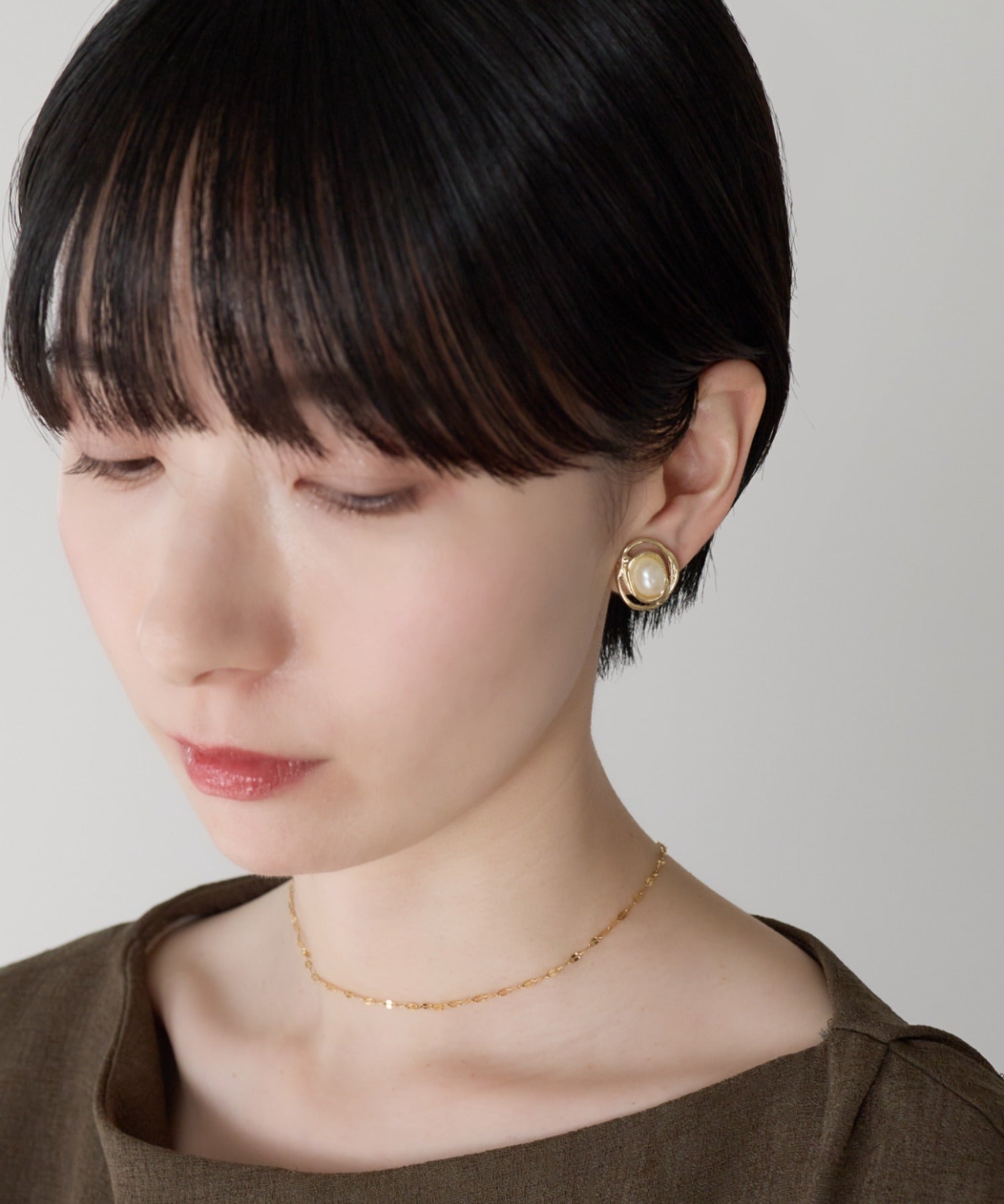 ciite' シーテ イヤリング シリコン付 デザインパール イヤリング