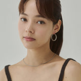 ciite' シーテ ピアス（両耳用） 【 金属アレルギー対応 】デザインフープピアス サージカルステンレス（両耳用）