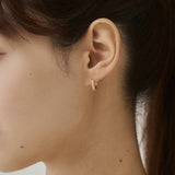 ciite' シーテ ピアス（両耳用） ニュアンス ミニフープピアス（両耳用）