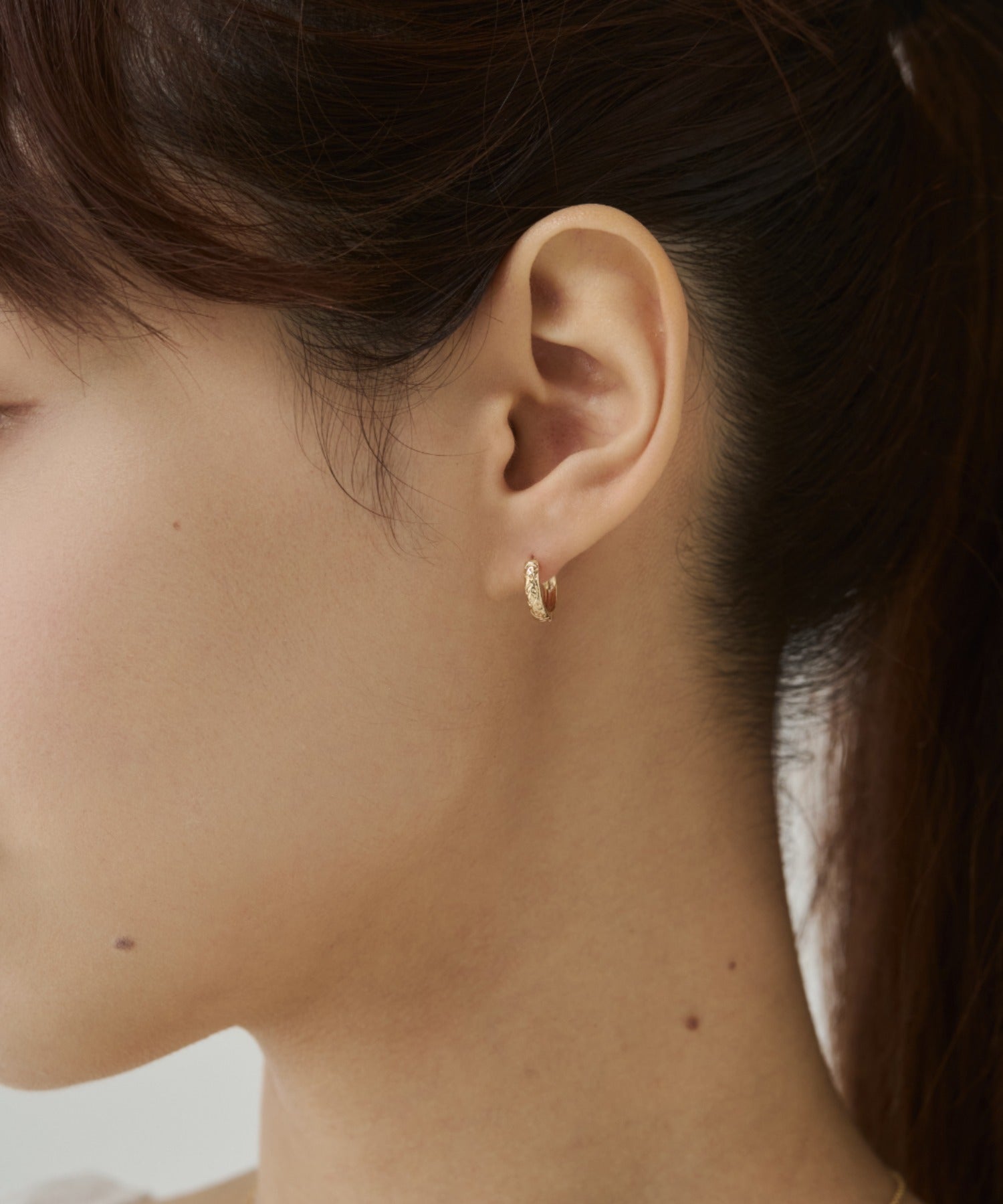 ciite' シーテ ピアス（両耳用） ニュアンス ミニフープピアス（両耳用）
