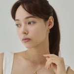 ciite' シーテ ピアス（両耳用） 【 金属アレルギー対応 】ボールモチーフ オーバルフープピアス サージカルステンレス（両耳用）