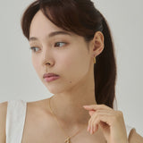 ciite' シーテ ピアス（両耳用） 【 金属アレルギー対応 】ボールモチーフ オーバルフープピアス サージカルステンレス（両耳用）