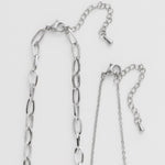 ciite' シーテ ネックレス 【 金属アレルギー対応 】 チェーン & パドロックネックレス 2セット