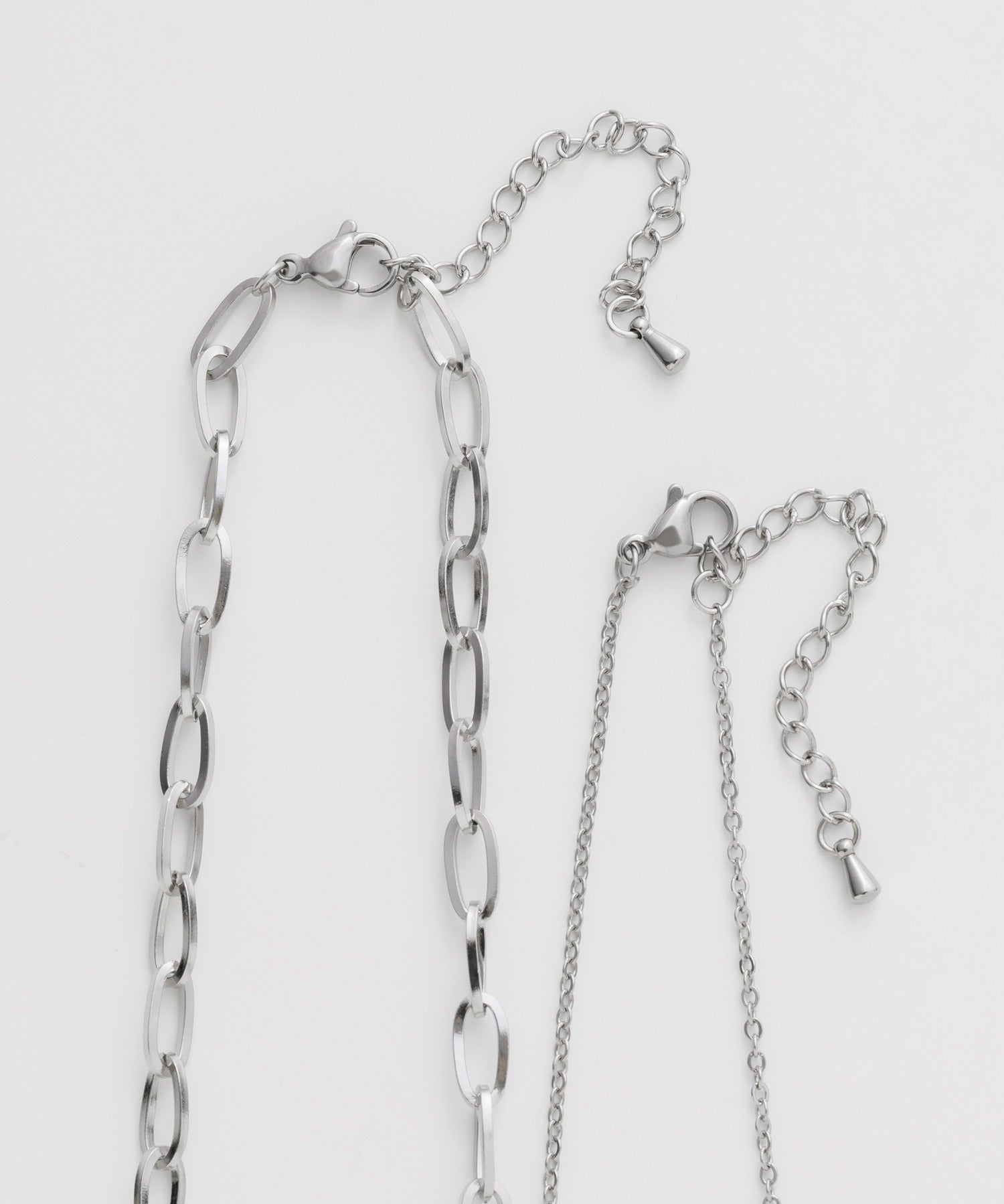 ciite' シーテ ネックレス 【 金属アレルギー対応 】 チェーン & パドロックネックレス 2セット