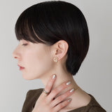 ciite' シーテ イヤリング シリコン付 デザインパール イヤリング