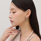 ciite' シーテ ピアス（両耳用） 【 金属アレルギー対応 】 オーバルピアス サージカルステンレス (両耳用)