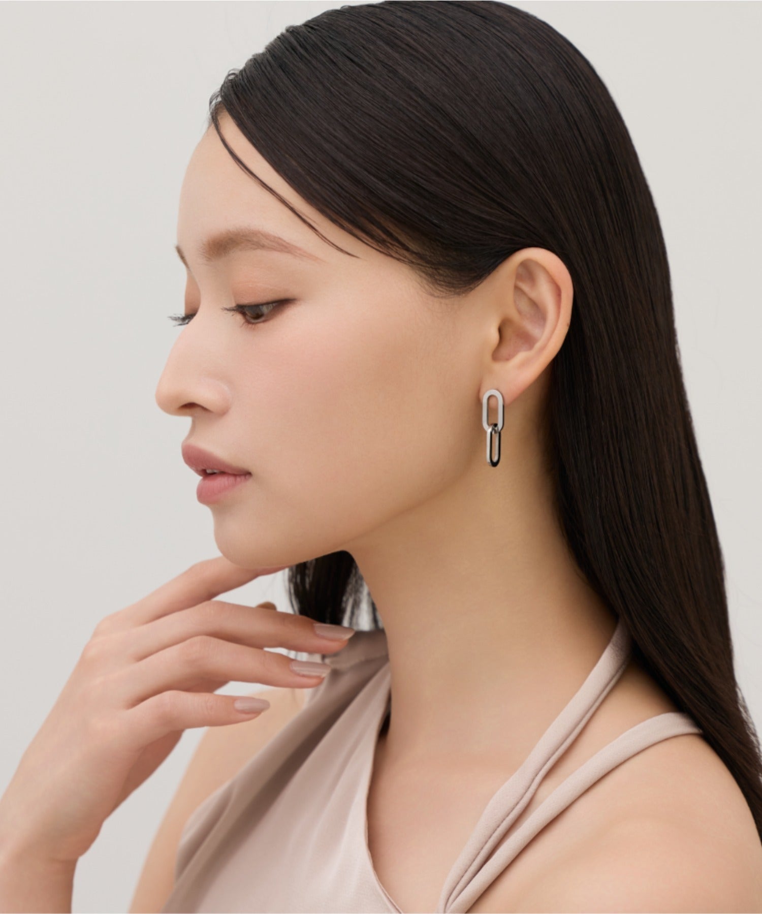 ciite' シーテ ピアス（両耳用） 【 金属アレルギー対応 】 オーバルピアス サージカルステンレス (両耳用)